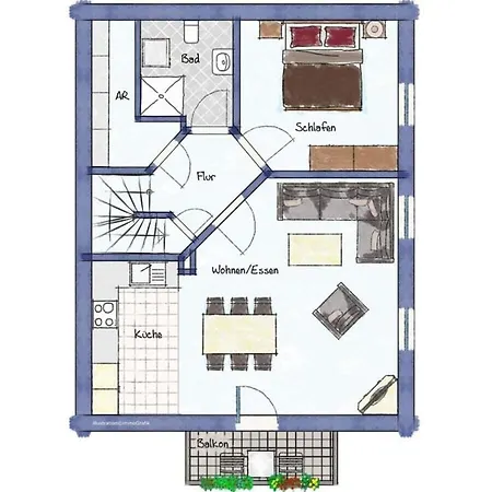 With 2 Bedrooms غريتسيل